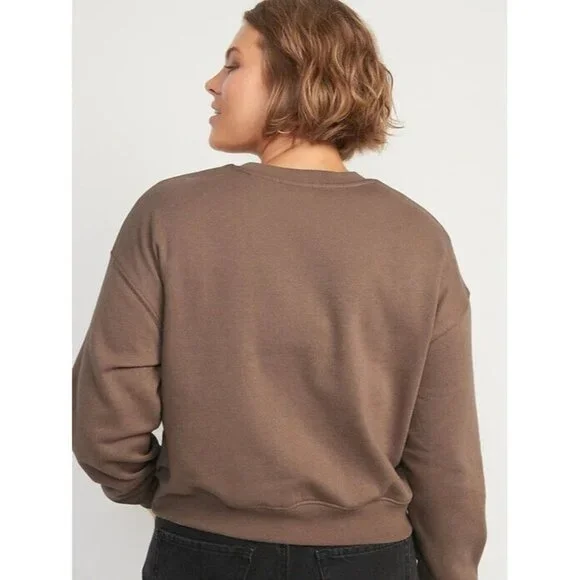 Oversized Licensed Rock Star Janis Joplin Cropped Sweatshirt for Women S… - Picture 7 of 8